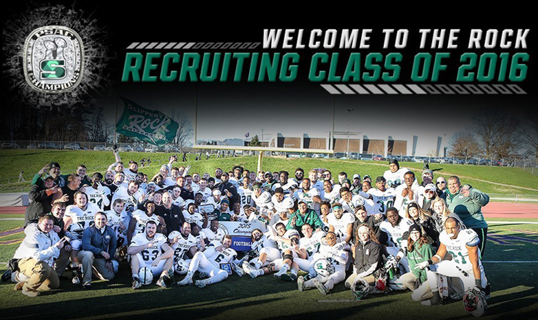 Rock football signs 29 recruits | Slippery Rock University