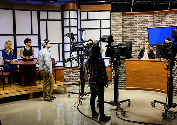 Image depicting a Televion Studio during a live program
