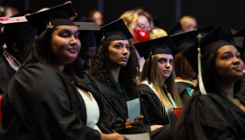 Students during Multicultural graduation