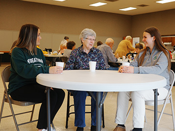 Thumbnail for SRU recreational therapy students partner with older adults to hone phone skills  