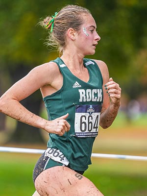 Portrait of Anna Igims running